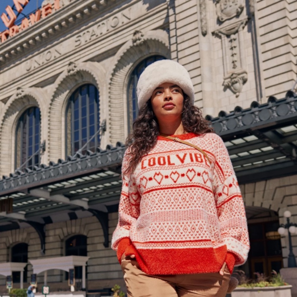 aerie flurry oversized crew sweater